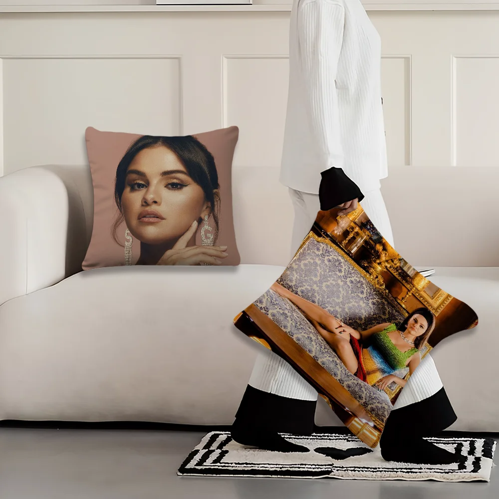 S-Selena Decoration Room Home On Sofa living Singer Office Car Nordic Love Simplicity G-Gomez Pillow Cover