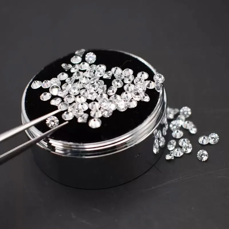 

Moissanite Loose Wholesale 1.0CT Small Size 0.7mm~3.0mm D Color VVS1 Gemstone Lab Grown Moissanite Diamonds