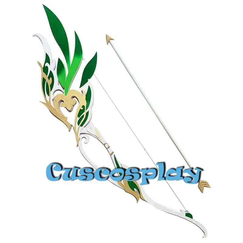 Game Genshin Impact Cosplay Props Tighnari Hunter's Path Bow and Arrow Replica of Weapons for Halloween Christmas Party Events