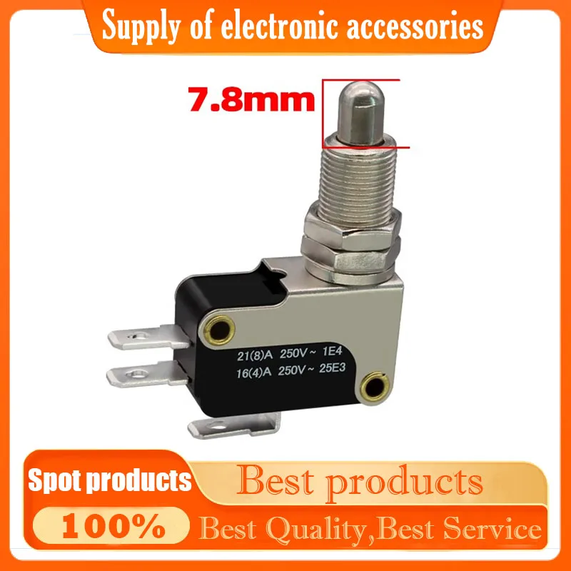 

Специальный переключатель 21А с пружинной прямой ручкой, микропереключателем и нормально открытым микропереключателем