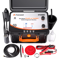 FOXWELL ST2000 Automotive EVAP Turbo Systems Smoke Machine Built-in Air Pump Dual Mode Leak Tester Color LCD Diagnostic Tool