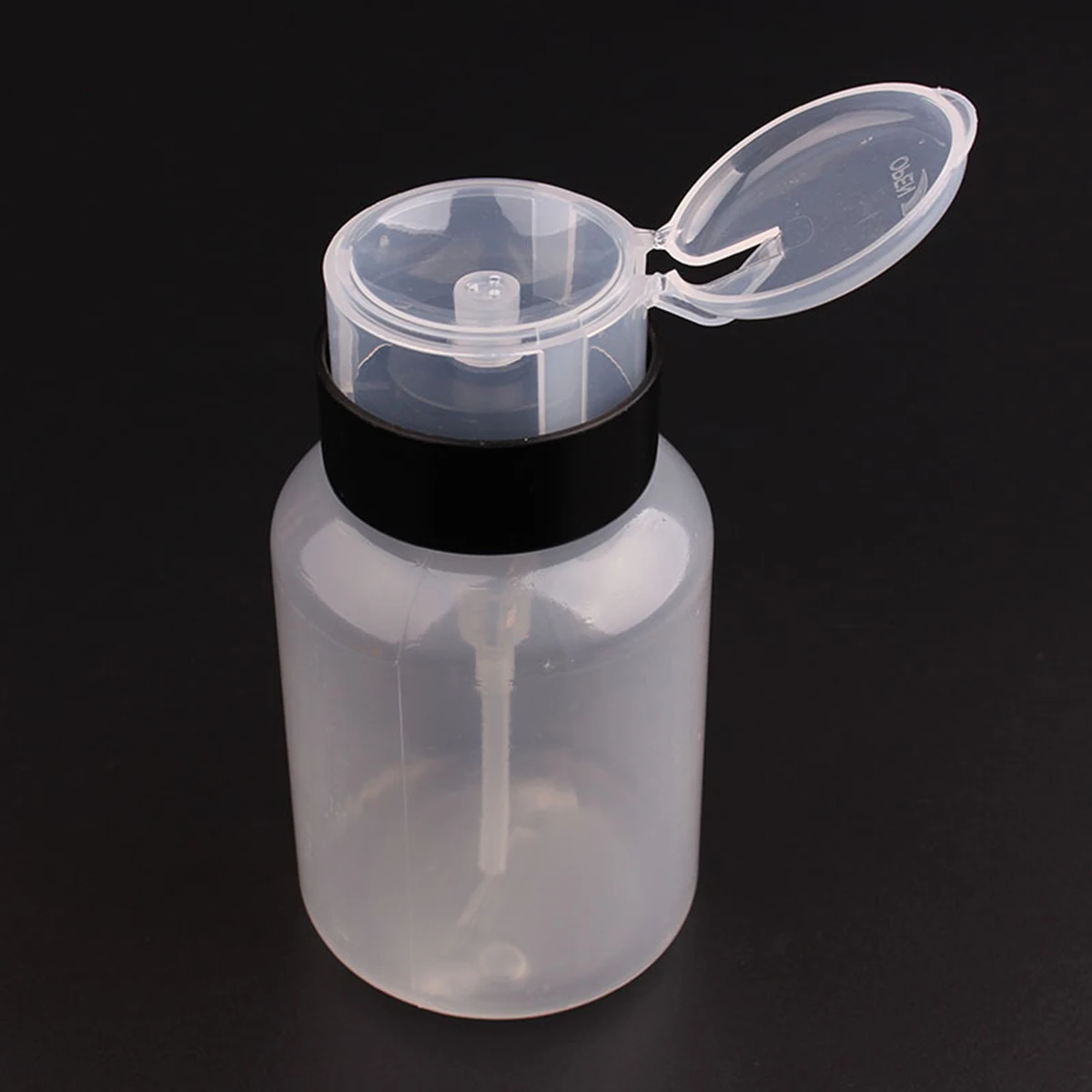 

220 Ml Press Bottle for Nail Polish Remover Subpackaging Liquid Storage Lockable Design Easy to Use Suitable for Toner