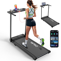 Treadmill Walking Pad for Home 3in1 Folding Under Desk Treadmill 2.5HP Smart Walking Treadmill with APP & LED Display