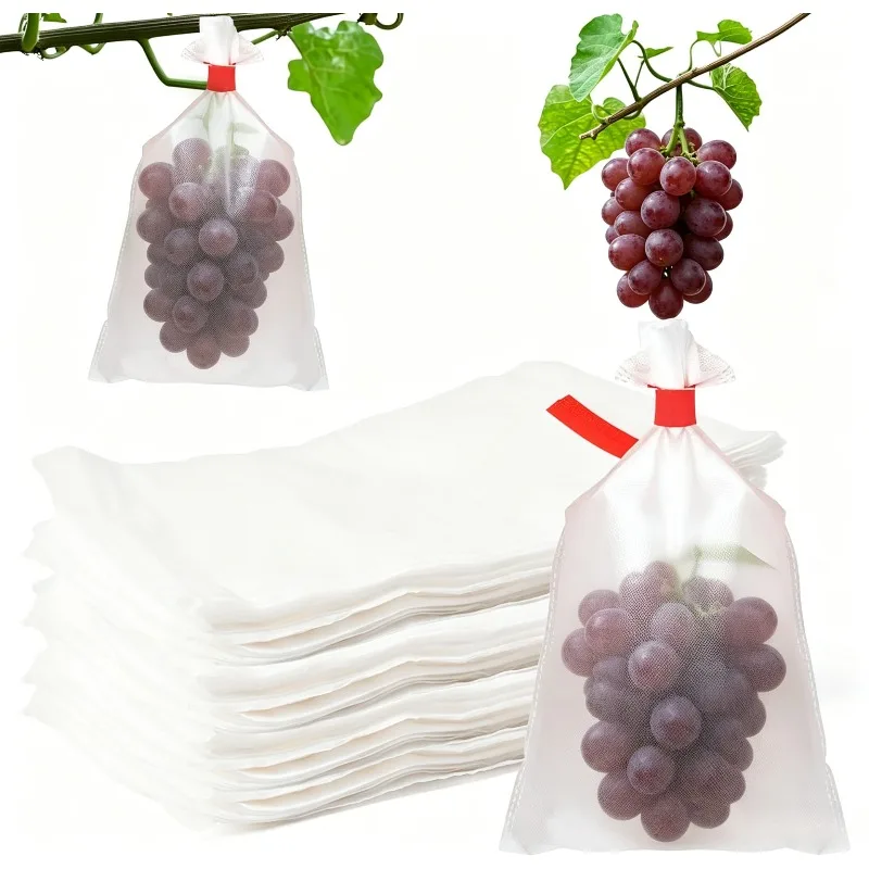100pcs Plant Growth Bag Fruit Protection BagGrape Non-woven Fabric Vegetable and Apple Bag Net To Protect Fruits From Insects