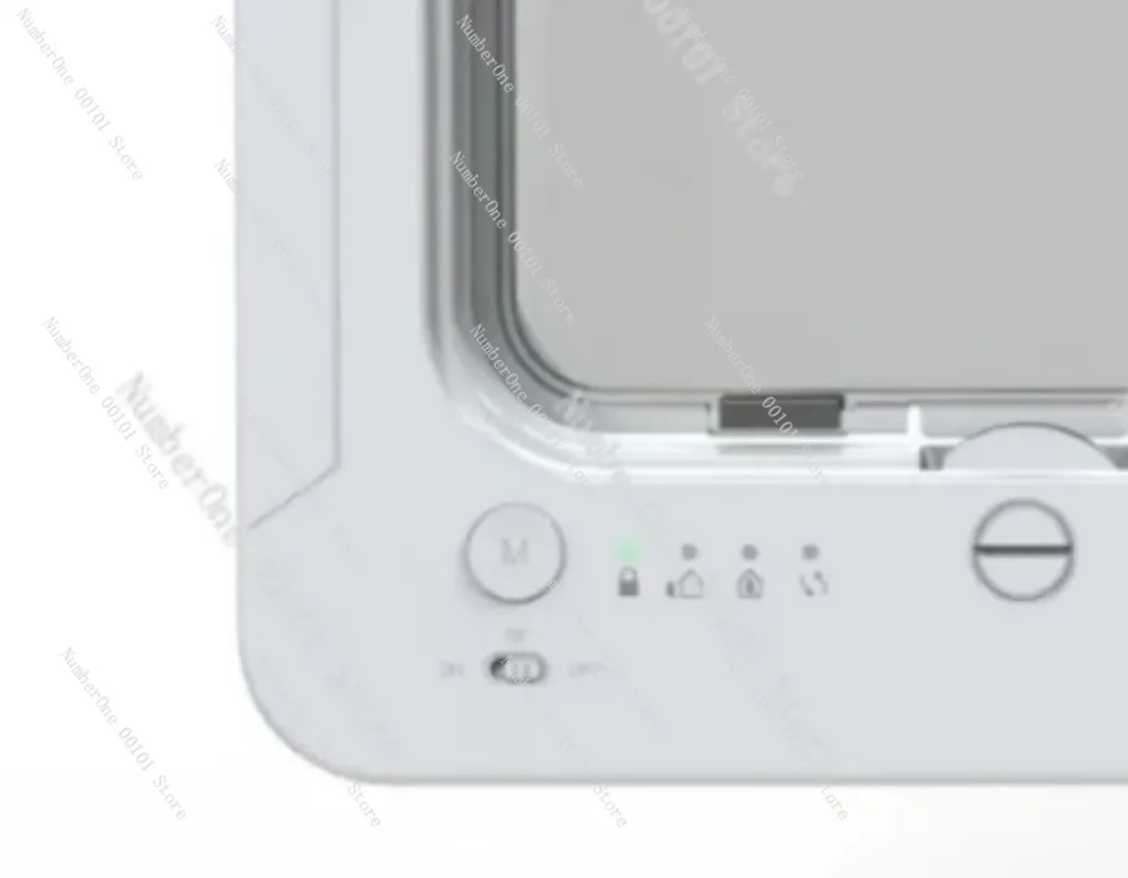 Smart Automatic Cat Door, Pet Door with Infrared Sensor & 4-Way Lock, Adjustable Entry/Exit Direction for Wall Door Panel