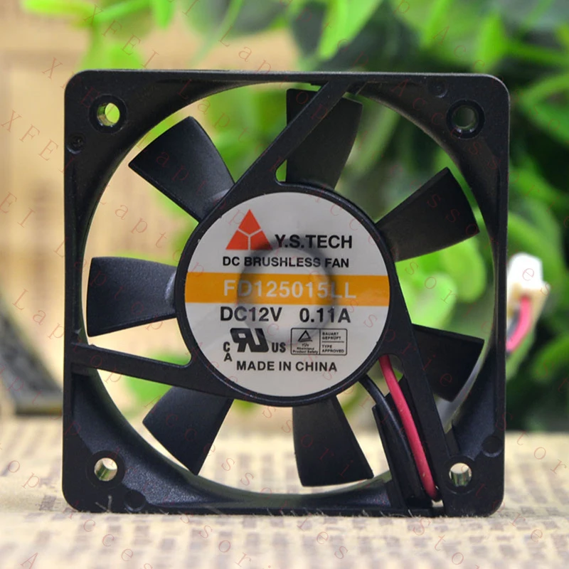 

F 1 шт. Новый вентилятор охлаждения Y.S.TECH FD125015LL DC12V 0.11A, 2-проводной # QW