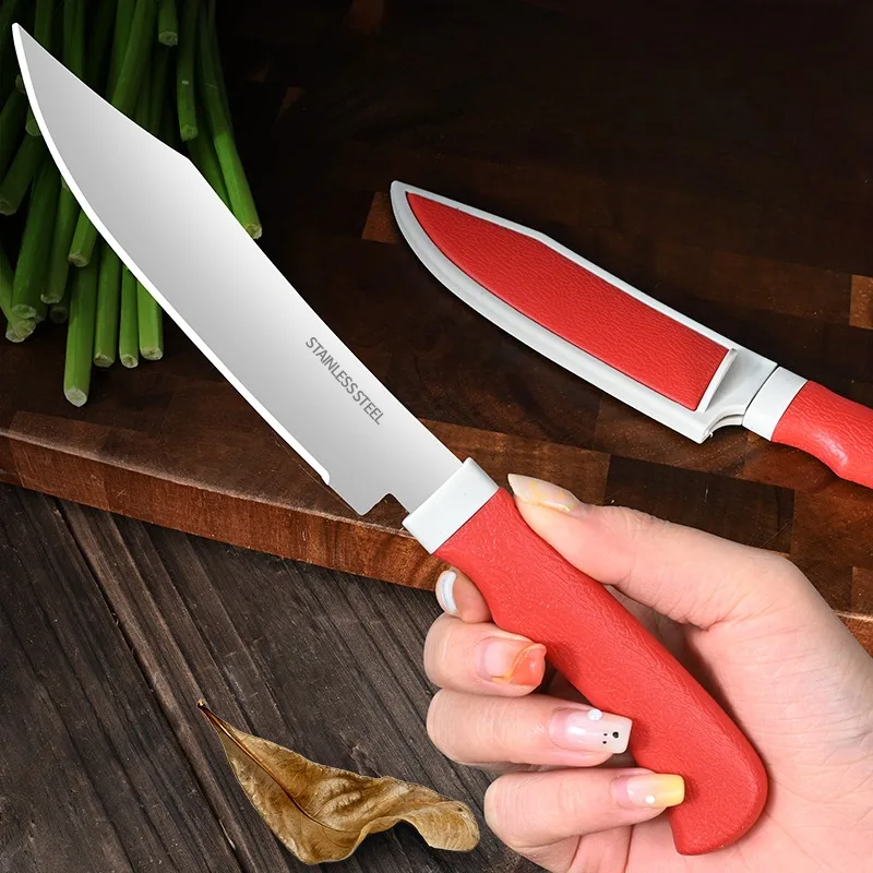 Home sharp fruit knife high hardnes with knife sheath,portable stainles steel knife office student dormitory,kitchen accessories