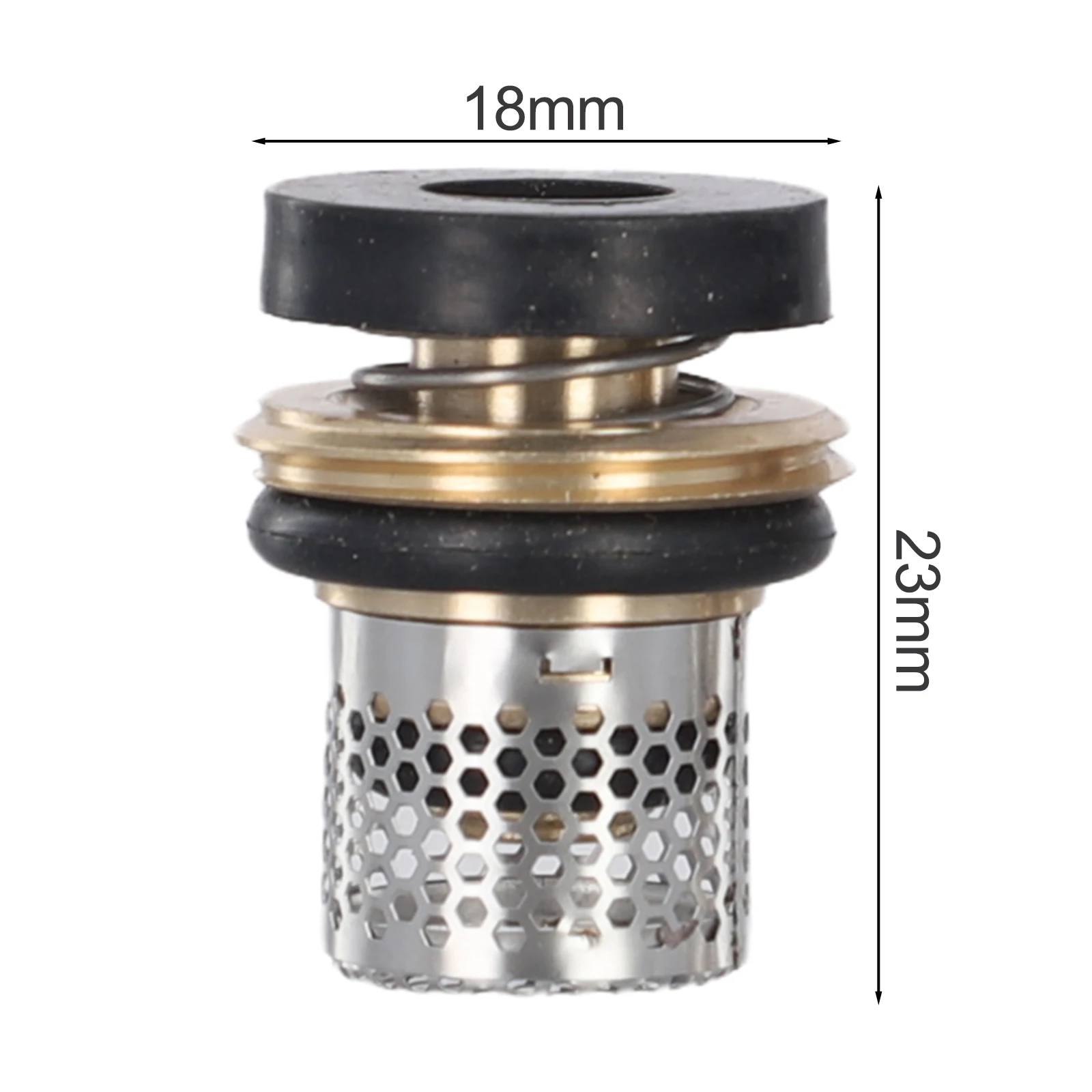 Brass Gasket Valve Automatic Shut-off Valve Black Gold Silver High Temperature Brass Valve Wide Temperature Range