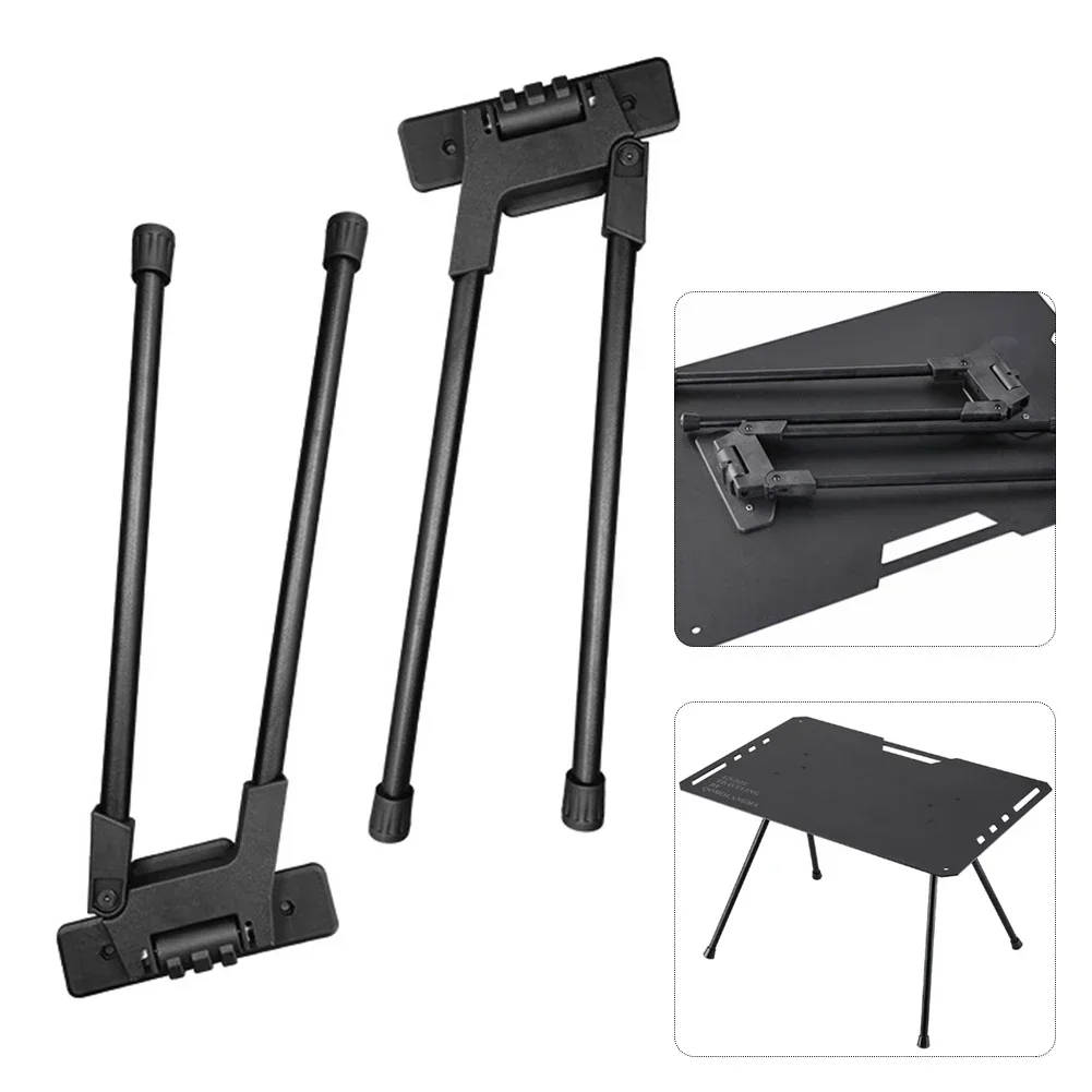 

1 * Pair Of Legs Table Legs High-strength Black DIY Feet For IGT Nylon Of Aluminum Alloy Outdoor Tactics Table