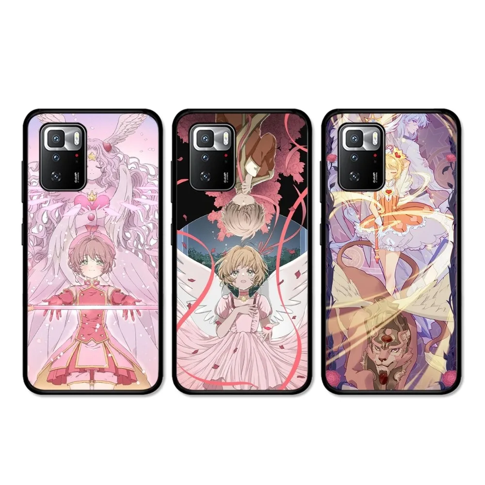 เคสโทรศัพท์ลาย Cardcaptor Sakura Anime สำหรับ redmi 5 6 7 8 9 10 Plus Pro 6 7 8 9 A Go K20 K30 K40 Pro PLUS F3 fundas