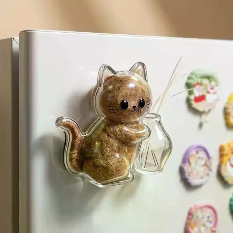Transparent Cat Hair Storage Refrigerator Pet Fur Keepsake Capsule DIY Souvenirs