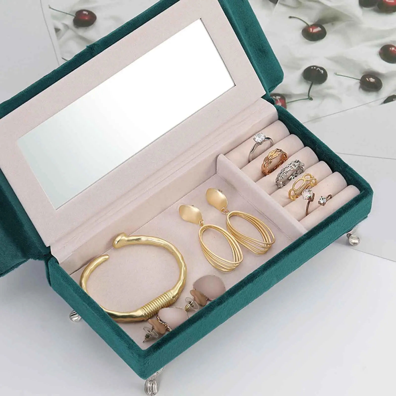 Miniature Dolls Accessories Jewelry Box Organizer for Pendant Necklace