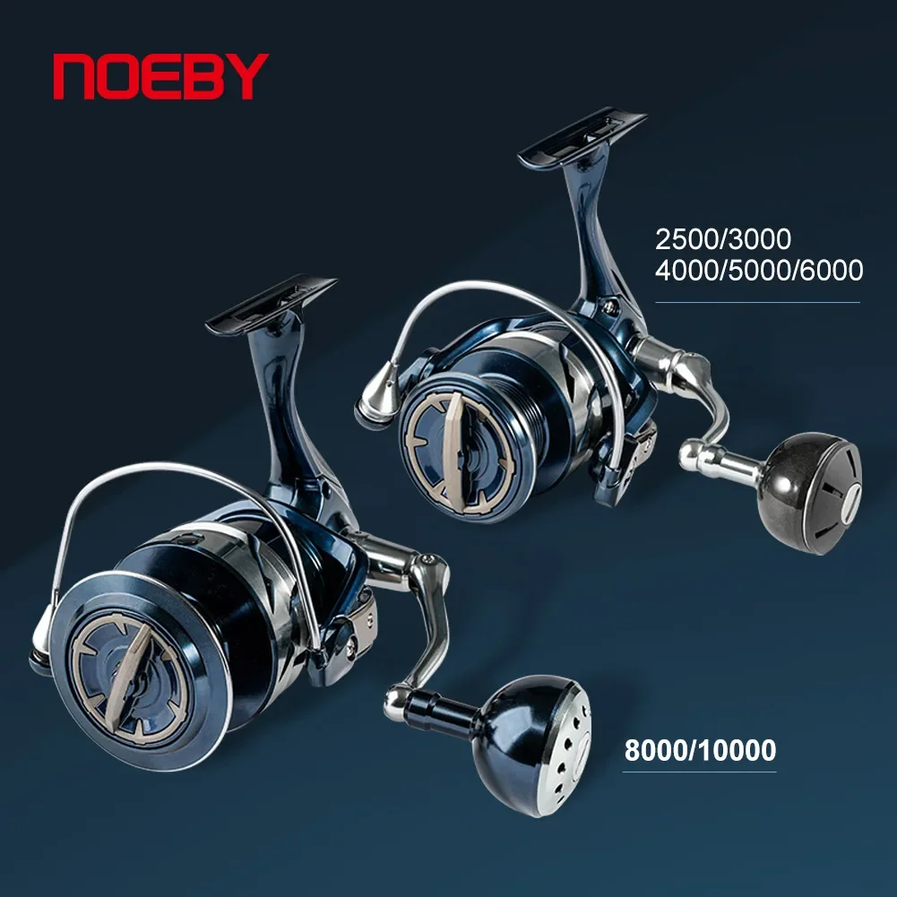 Noeby INFINITE Spinning Fishing Reel 2500 3000 4000 5000 8000 10000 Series Saltwater 45lb Drag Aluminum Spinning Fishing Reels