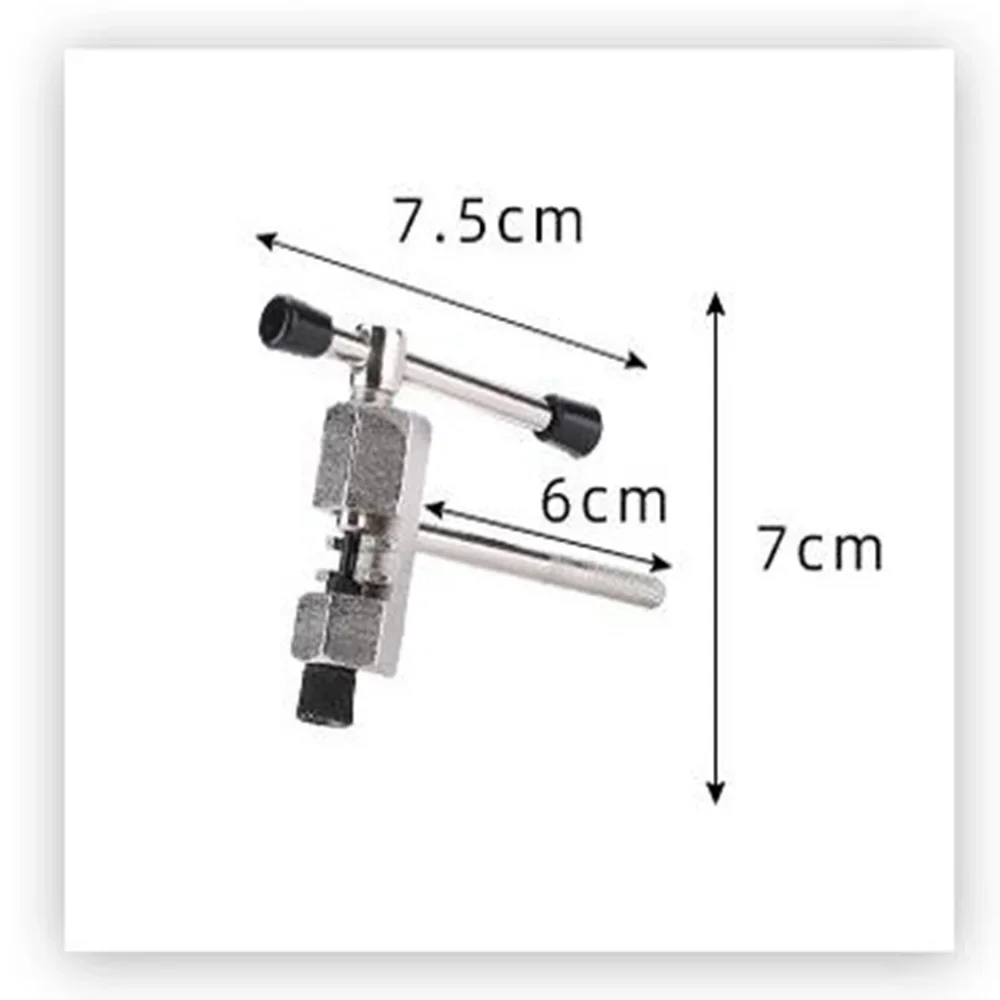 Bicycle Chain Tool Kit with Pin Remover Link Breaker Splitter and Portable Cutter Wrench for MTB Cycle Repair Maintenance
