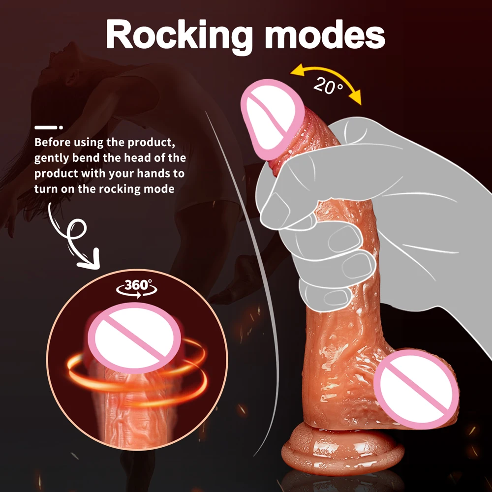 APP Realistischer Dildo Penis Teleskop Vibrator Weibliche Vagina Stimulator Gefälschte Dick Großen Penis Masturbation für Frauen Erwachsene Sex Spielzeug