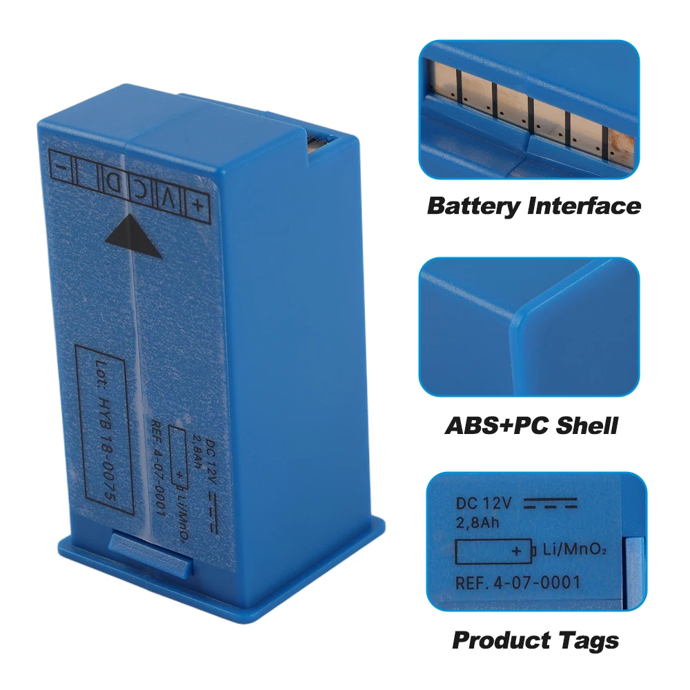 12V 2,8Ah 4-07-0001 HYB 18-0075 Ersatzakku für FRED easy Life AED-Defibrillator HYB15-0040 FA12-06466 HYB-140-0023 – Detail 3