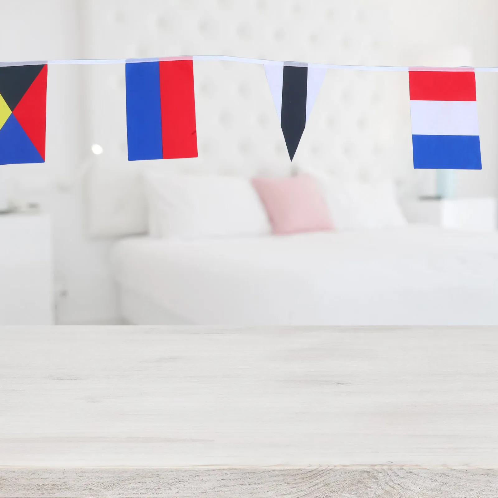 Nautical Signal Flag Set High Visibility Fade Resistant Colors Heavy Duty Weatherproof Fabric for Marine Navigation Boating