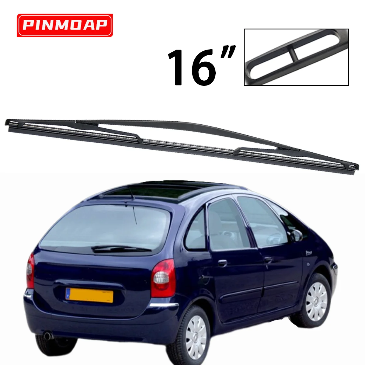 

1 шт., 16 дюймов, задняя щетка стеклоочистителя для Citroen Xsara Picasso Break1999-2012, летнее лобовое стекло, задняя щетка стеклоочистителя, автомобильные аксессуары