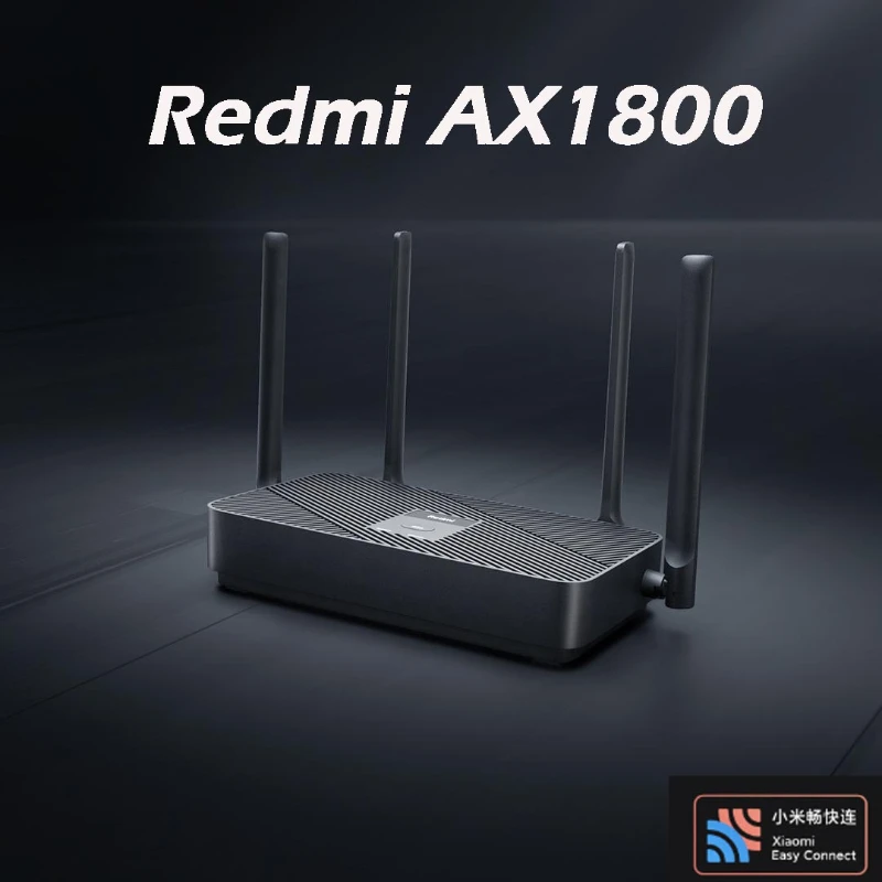 Xiaomi Redmi Router AX1800 Dual Frequency WiFi6 1755Mbps 2.5G/5GHz Gigabit Ethernet Port Mesh Networking Xiaomi Easy connect