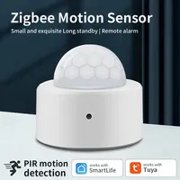 Tuya ZigBee 3.0 PIR Motion Sensor Smart Home Infrared Human Body Detector APP Remote Alarm Works with Alexa Google Assistant