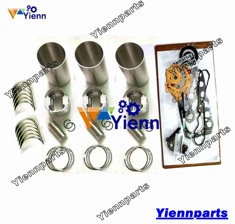 For Shibaura N843 N843T N843L N843H Overhaul Rebuild Kit Fit Case-IH TRACTOR D33 DX31 New Holland L150 Loader Engine Parts