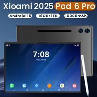 2025 Android 15 Xioami Pad 6 Pro tablet 10.1 inch 16GB+1024GB Original 5G WIFI Tablet PC Snapdragon 8 Gen3 10000mah 4K Tablette