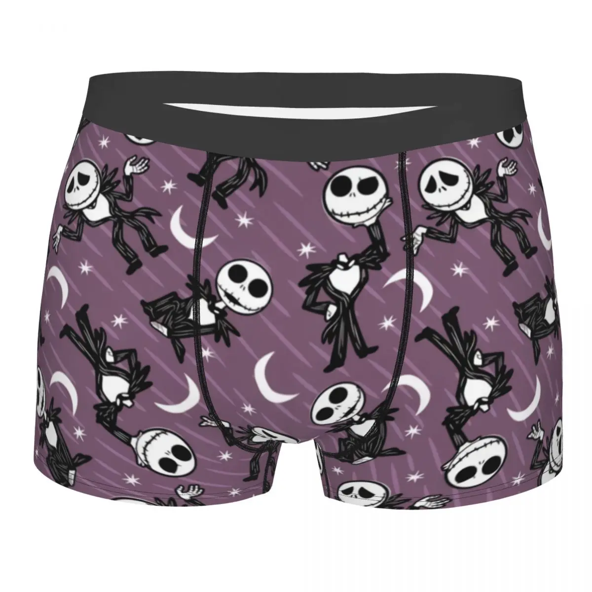 

Мужские боксеры с 3D-принтом «Кошмар перед Рождеством», дышащие трусы с Джеком Скеллингтоном, мужское нижнее белье, трусики-брифы
