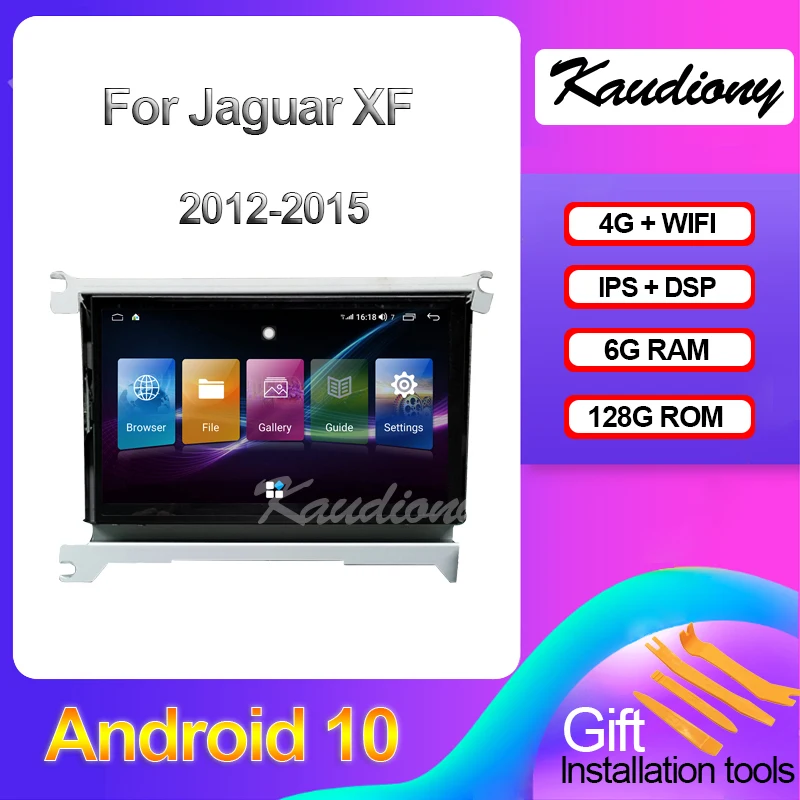 

Kaudiony Android 10.0 For Jaguar XF XFL Auto Car Radio GPS Navigation Car DVD Multimedia Player Stereo 4G DSP Video 2008-2015