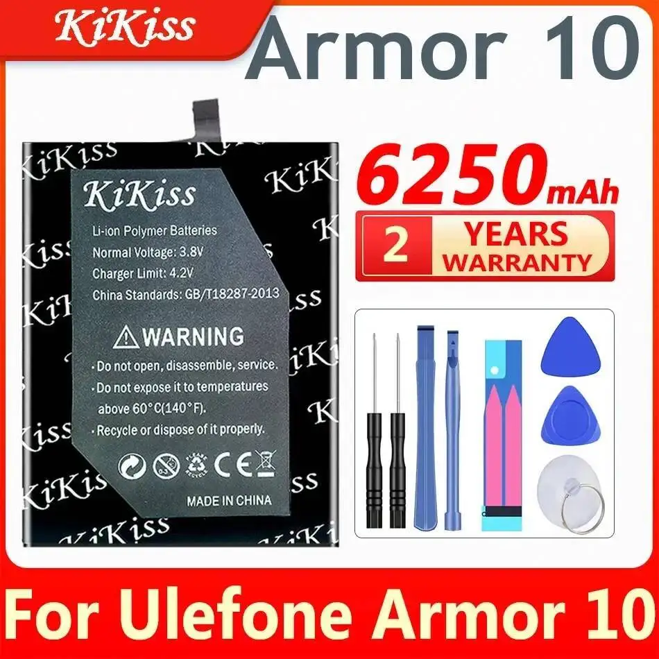 

Стабильный аккумулятор мобильного телефона емкостью 6250 мАч для Ulefone Armor 10