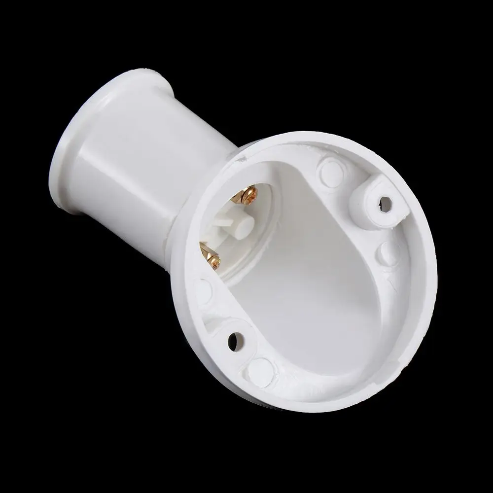 

Wall Mount Durable Oblique Base Socket Plastic Converter Bulb Holders Lamp Bases Light Base Adapter