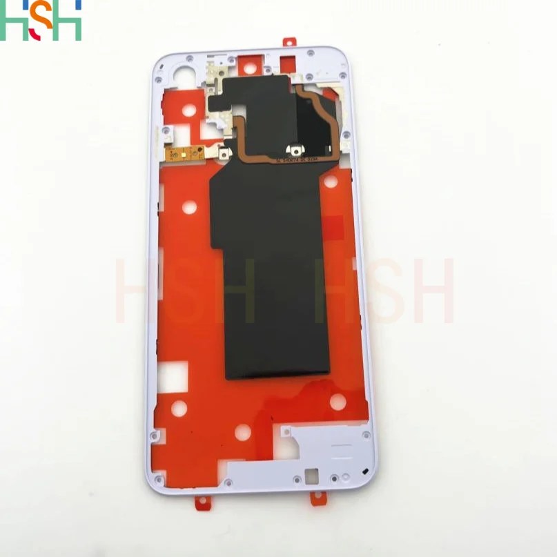 for Honor 20 Rear Back Cover Bracket For Huawei Nova 5T Middle Frame Housing Chassis+NFC Antenna+Mainboard Graphene+Vibrator