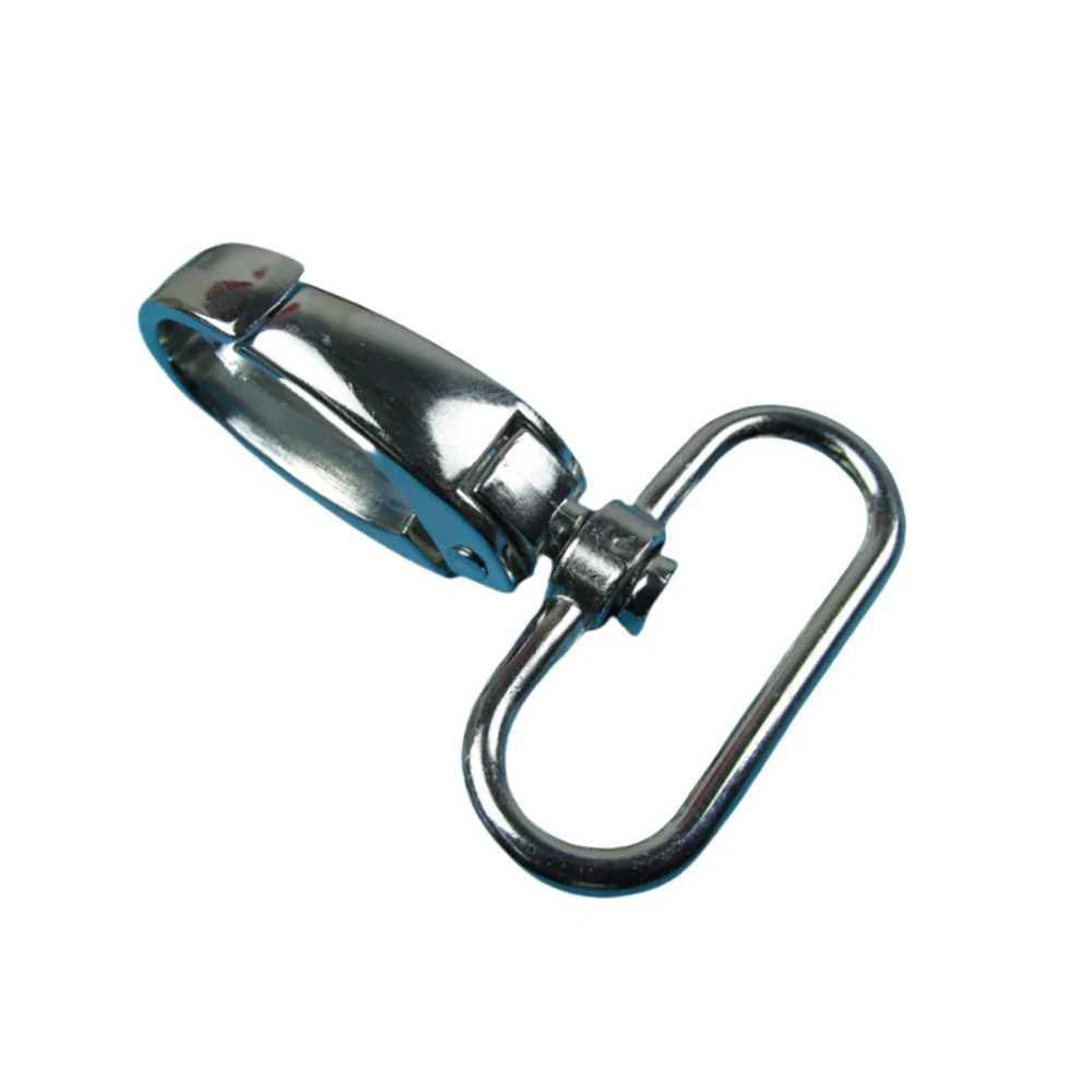 12/16/19/25/32/38 مللي متر المعادن المفاجئة هوك هوك تدوير مشبك قفل طوق حلقة تسلق حزام أبازيم KeyChain بها بنفسك حقيبة سلسلة مفاتيح جزء الملحقات