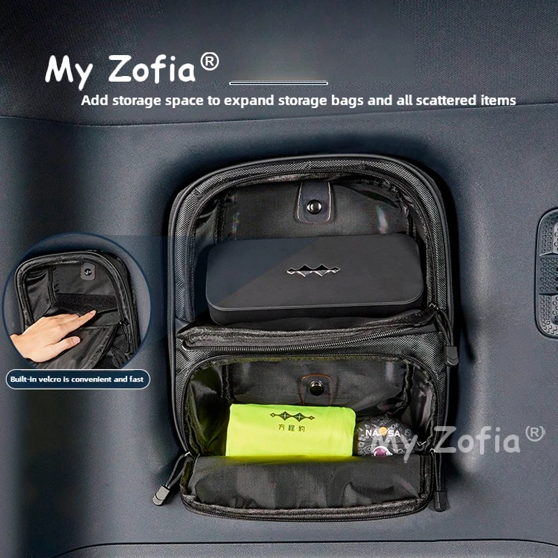 Car Side window package For Formula Leopard 5 Denza B5 2024 2025 2026 Exterior Tail Door Tailgate Storage Bag Accessories