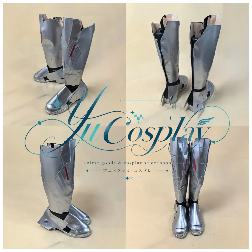 Game Reaper Cosplay Shoes Custom Tactical Boots Anime Roleplay Footwear Comic Convention Stage Performance