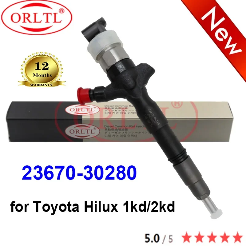 

NEW 23670-30280 Genuine Fuel Injector 2367030280 23670 30280 For Toyota Hilux 1kd-Ftv/2kd-