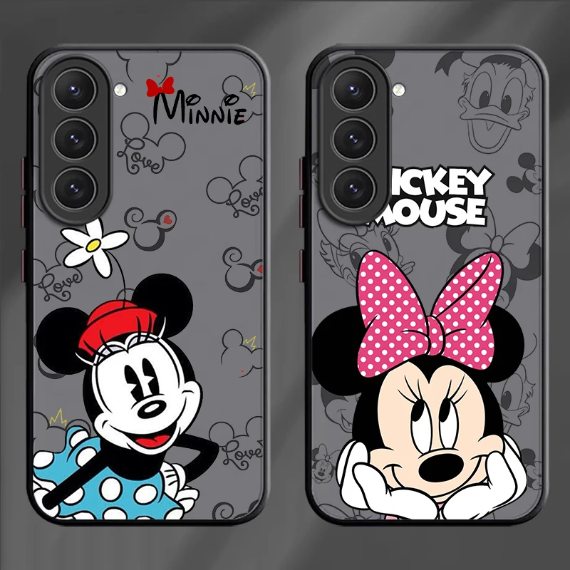 Disney Donald Duck For Samsung S24 S23 S22 S21 Ultra S20 FE S10 Plus Lite 4G 5G Frosted Translucent Cover Capa Fundas