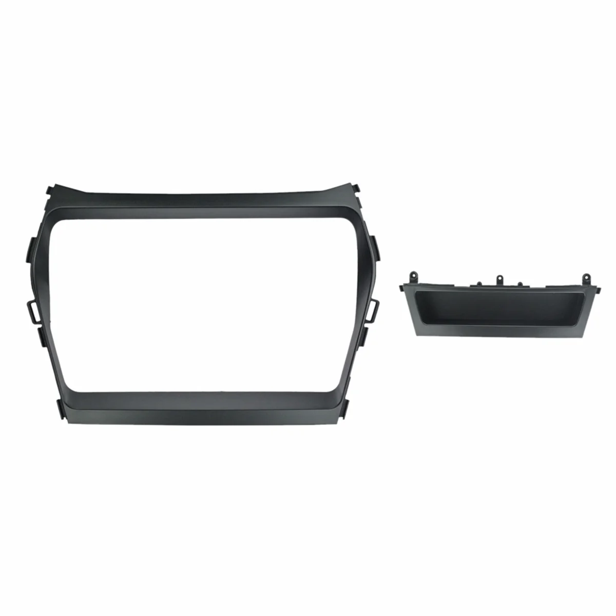 9 Inch 2Din Car Fascia for HYUNDAI IX45 SANTA FE 2013-2018 Stereo Panel Dash Mount Installation DVD Bezel Frame