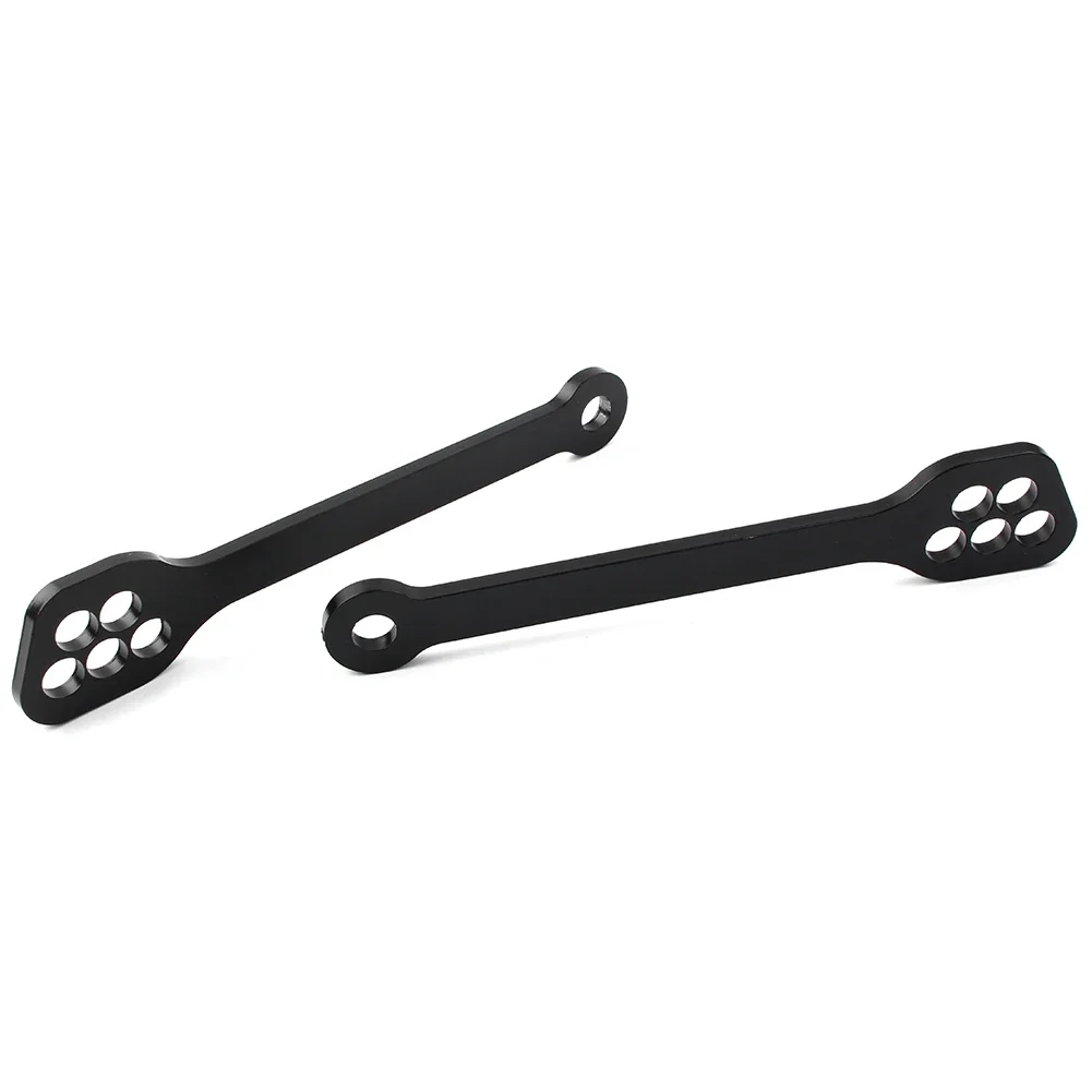 1 par de ligação para rebaixamento de motocicleta, kit para yamaha tenere 700 xtz690 xtz 690 t7 2019 2020 2021 preto 304 aço inoxidável