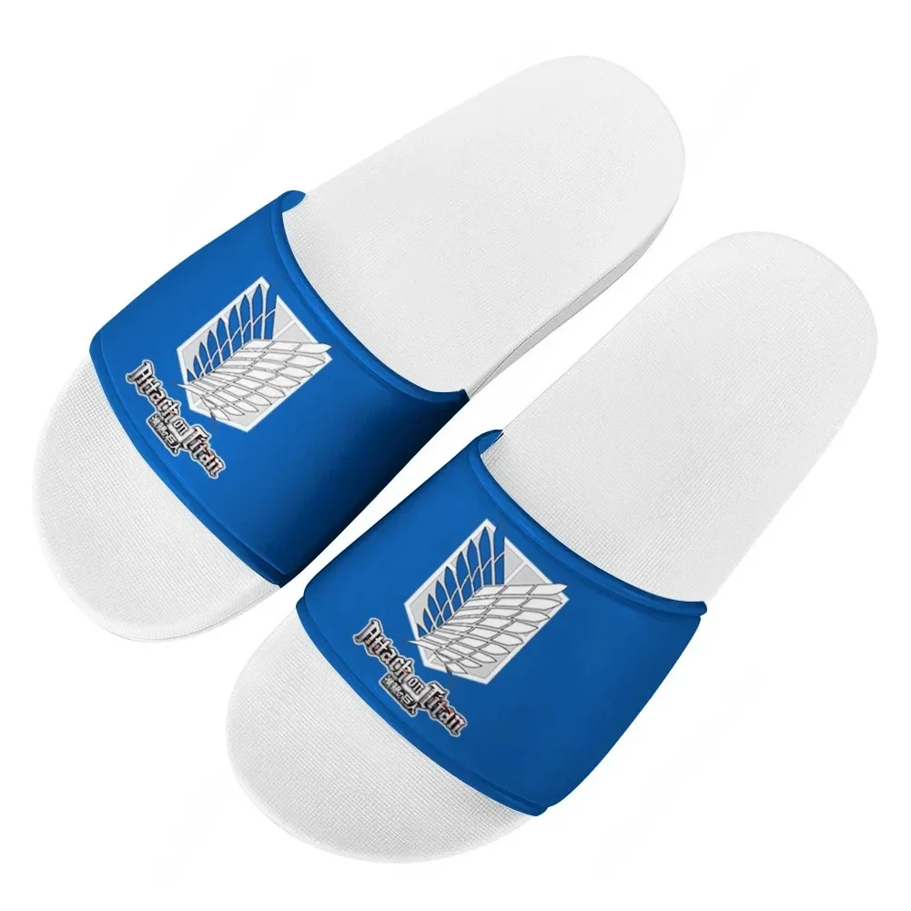 

Тапочки Attack On Titan, домашняя обувь на заказ, водонепроницаемые сандалии для мужчин, женщин и подростков, для ванной, пляжа, бассейна, которые можно носить на улице