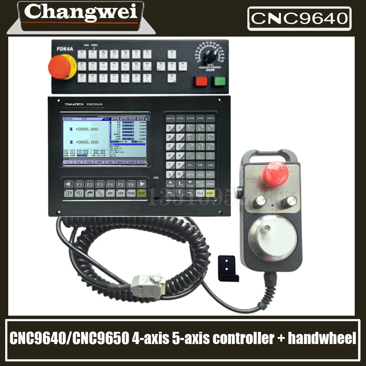 

CNC lathe controller kit 9640/Cnc9650 replaces Cnc4640 with the latest Cpu and large memory (512mb)