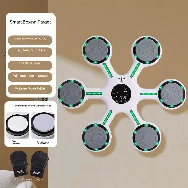 The Smart Music Boxing Machine Wall Is A Home Boxing Training Equipment That Responds To Boxing Practice