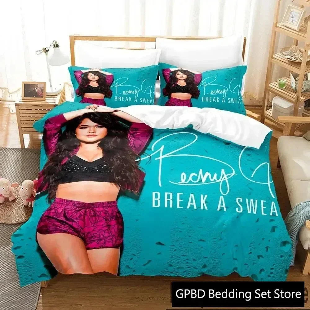 

3D Print Singer Becky G Bedding Set Boys Girls Twin Queen King Size Duvet Cover Pillowcase Bed boys Adult Home Textileextile