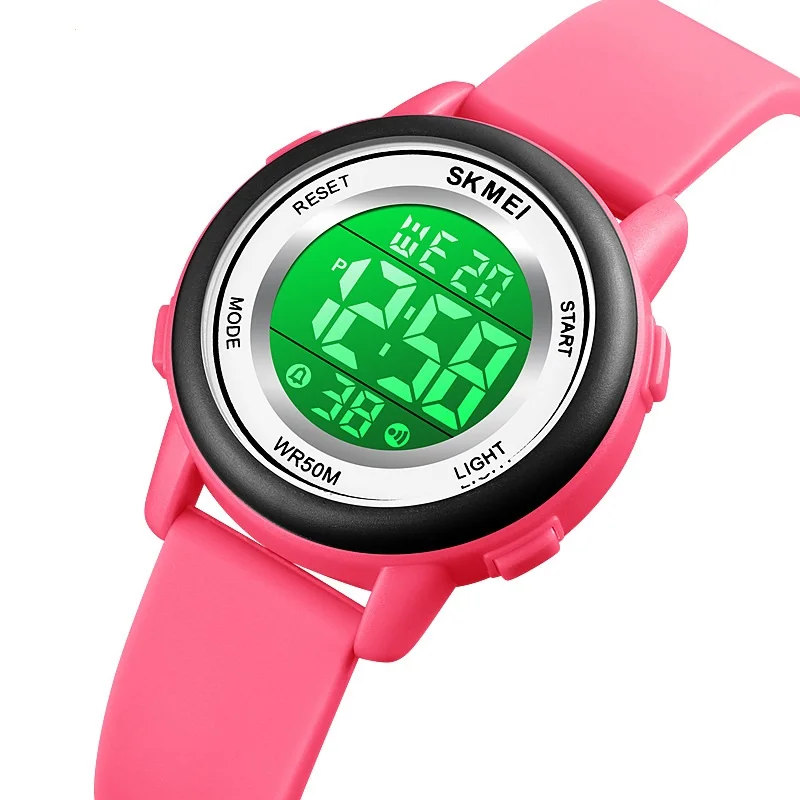 Moda ragazzi ragazze Sport bambini orologio colorato LED luce digitale bambini orologi da polso sveglia impermeabile bambino orologio