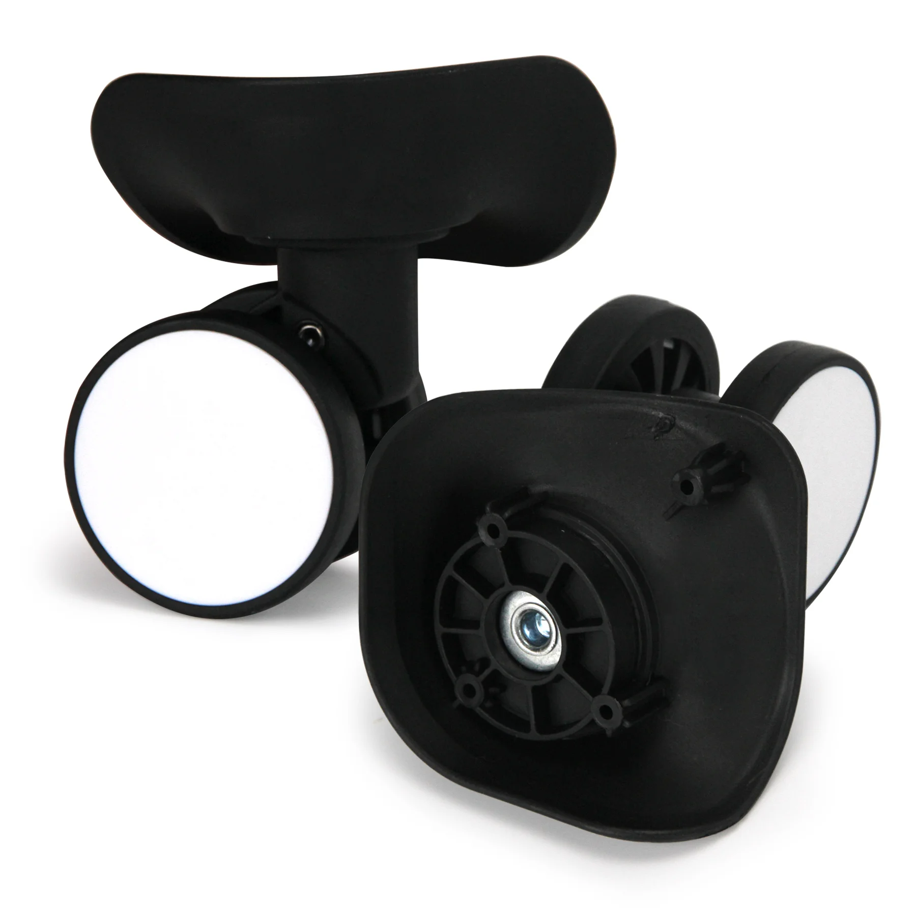 

GUGULUZA 1 пара сменных колес для багажа 360 ° Спиннер, двухрядные поворотные колеса, дорожный чемодан, ремонт колесиков, аксессуары для багажа