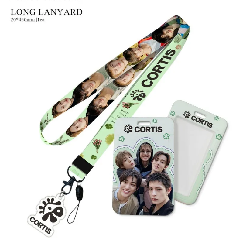 Cortis Keychain for Keys ID Badge Holder Credit Card Neck Strap Keychain Lariat Phone Strap Acrylic Pendant Card Holder Gift