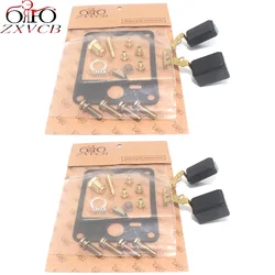 2 set for Virago XV700 XV 700 1984-1987 Motorcycle carburetor repair kit oil cup float