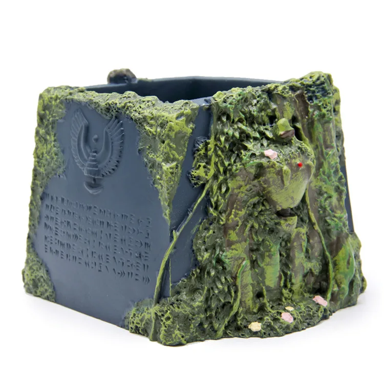 

1PCS Creative Castle In The Sky Anime Laputa Robot Green City Vase Resin Ornament for Bithday Gifts