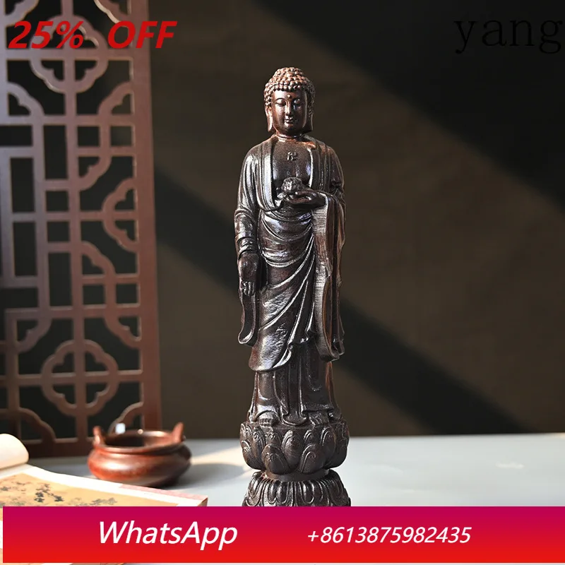 

CX Lotus Station Buddha Dahri Tathagata Buddha Agarwood Statue