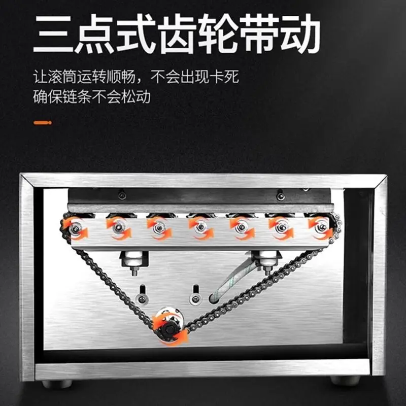 crispy starch sausage grill machine, stall hot dog machine, grilled sausage machine, fully automatic temperature control