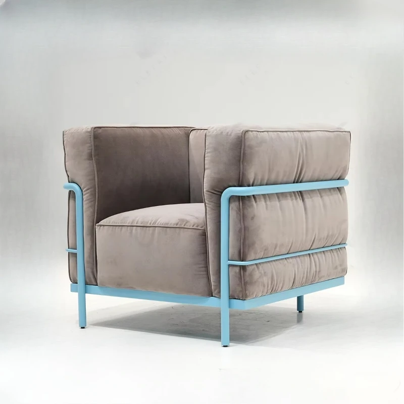 

Modern wide seat comfortable fabric armchair living room chair